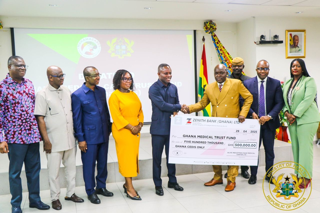 Agongo fulfills GH¢500,000 pledge to Ghana Medical Trust Fund  - Ghana Business News