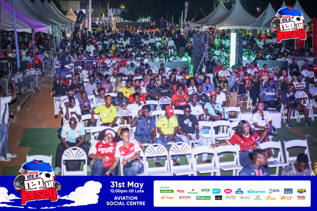 Aviation Social Centre packed as UCL Finale kicks off at Hitz FM’s Rep Ur Jersey - Nsemkeka