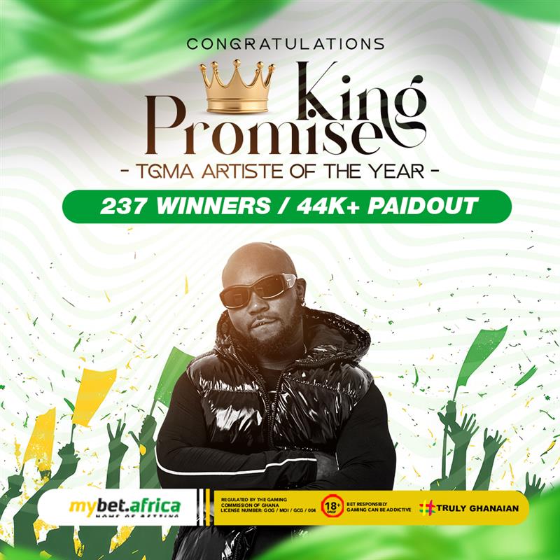 Betting Beyond Sports: Mybet.Africa customers cash in on King Promise’s TGMA victory - Nsemkeka