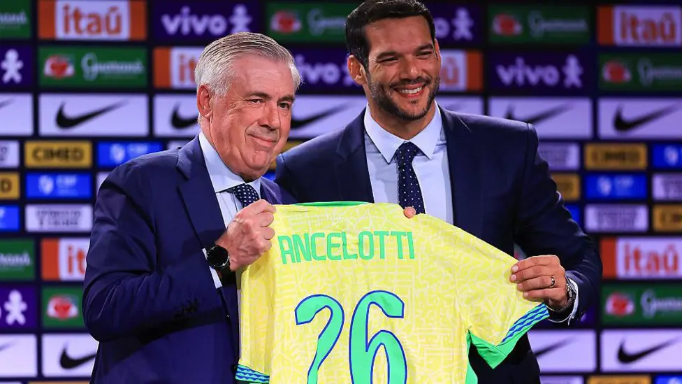 Brazil 'best team in the world' - new boss Ancelotti - Nsemkeka