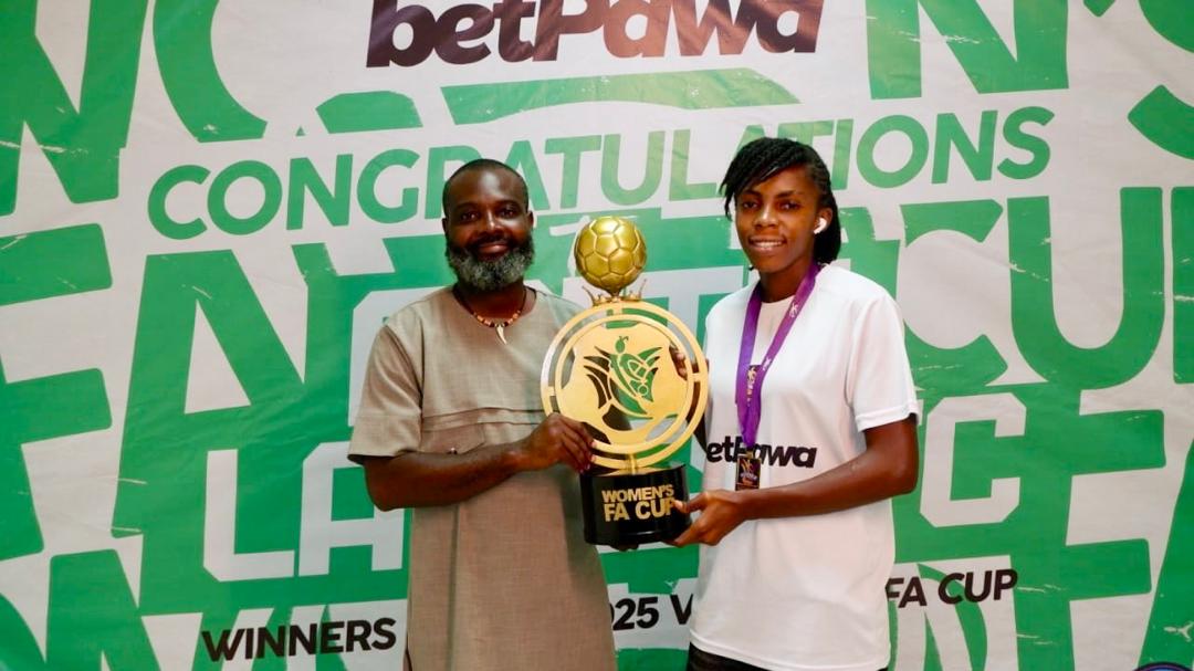 Faith Ladies celebrate historic FA Cup win with a visit to betPawa HQ
