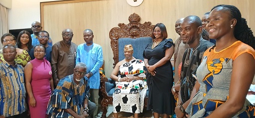 GTA officials pay courtesy call on Ga Mantse; set to partner this year’s Homowo