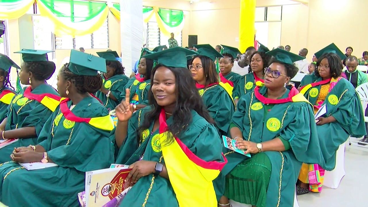 Garden City University College graduates cohort of Midwifery Research Studies - Nsemkeka