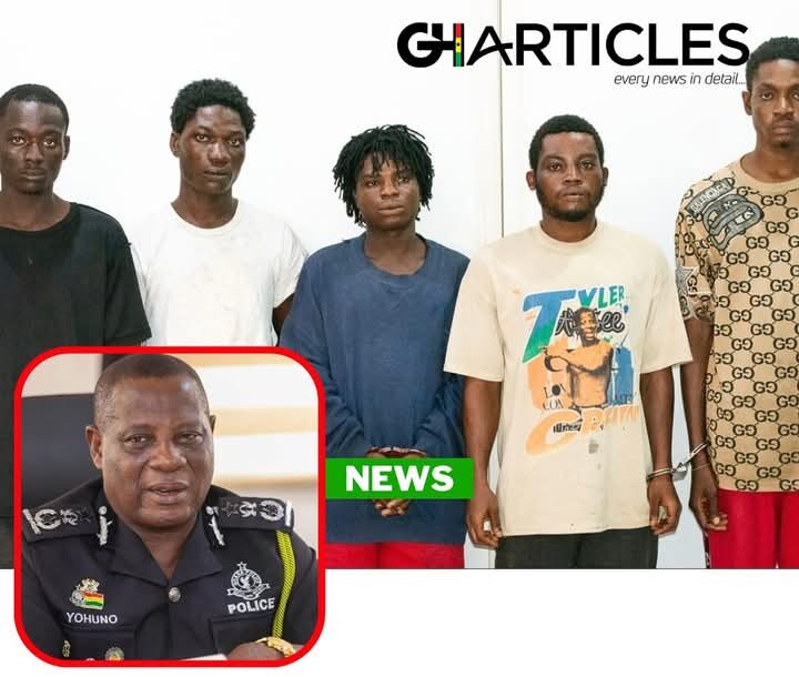 Ghana Police Nails 5-Member Robbery Gang In A Quick And Decisive Operation In Greater Accra - GhArticles.com