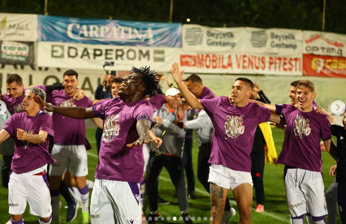 Ghanaian youngster Emmanuel Mensah secures Romanian top flight promotion with Arges Pitesti - Nsemkeka