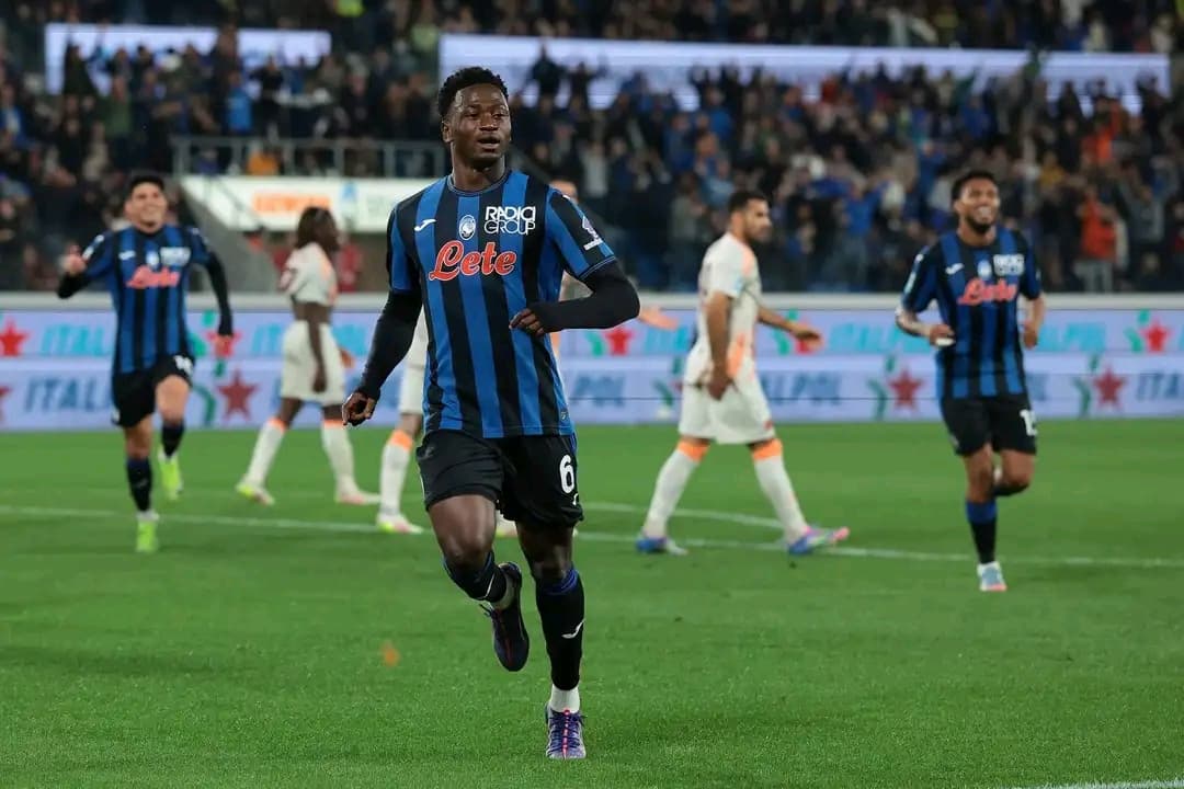 Ghana's Ibrahim Sulemana scores as Atalanta beat Roma for UCL spot - Nsemkeka