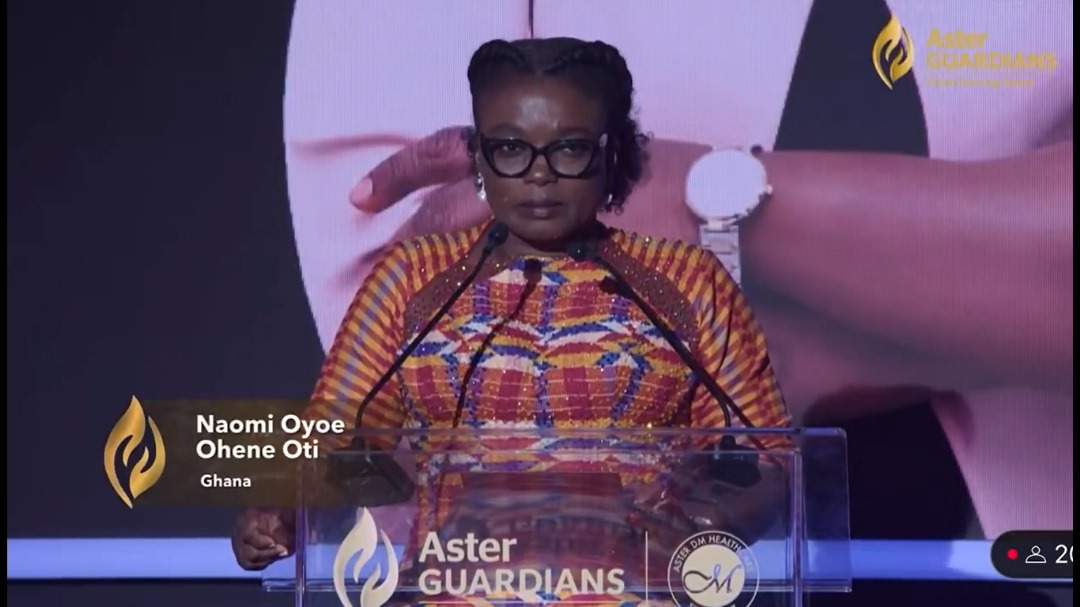 Ghana’s Naomi Oyoe Ohene Oti wins 2025 Aster Guardians Global Nursing Award - Nsemkeka