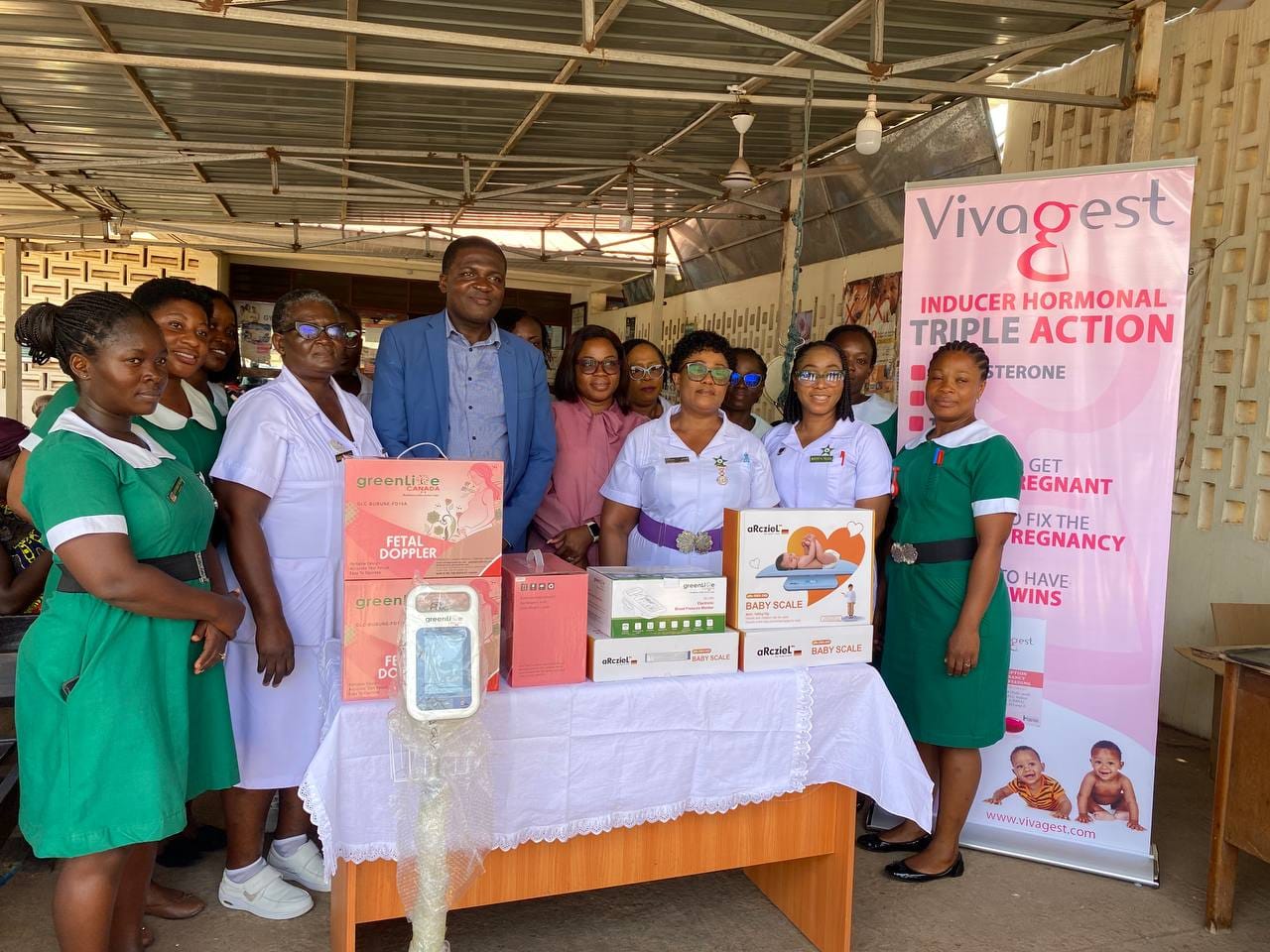 Hoffman Laboratories boosts maternal care at Ridge Hospital with equipment donation - Nsemkeka