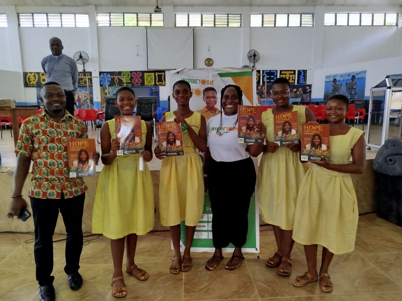 Krobo Girls Senior High, 3 others receive Hope for Girls Book to mark World Menstrual Hygiene Day - Nsemkeka