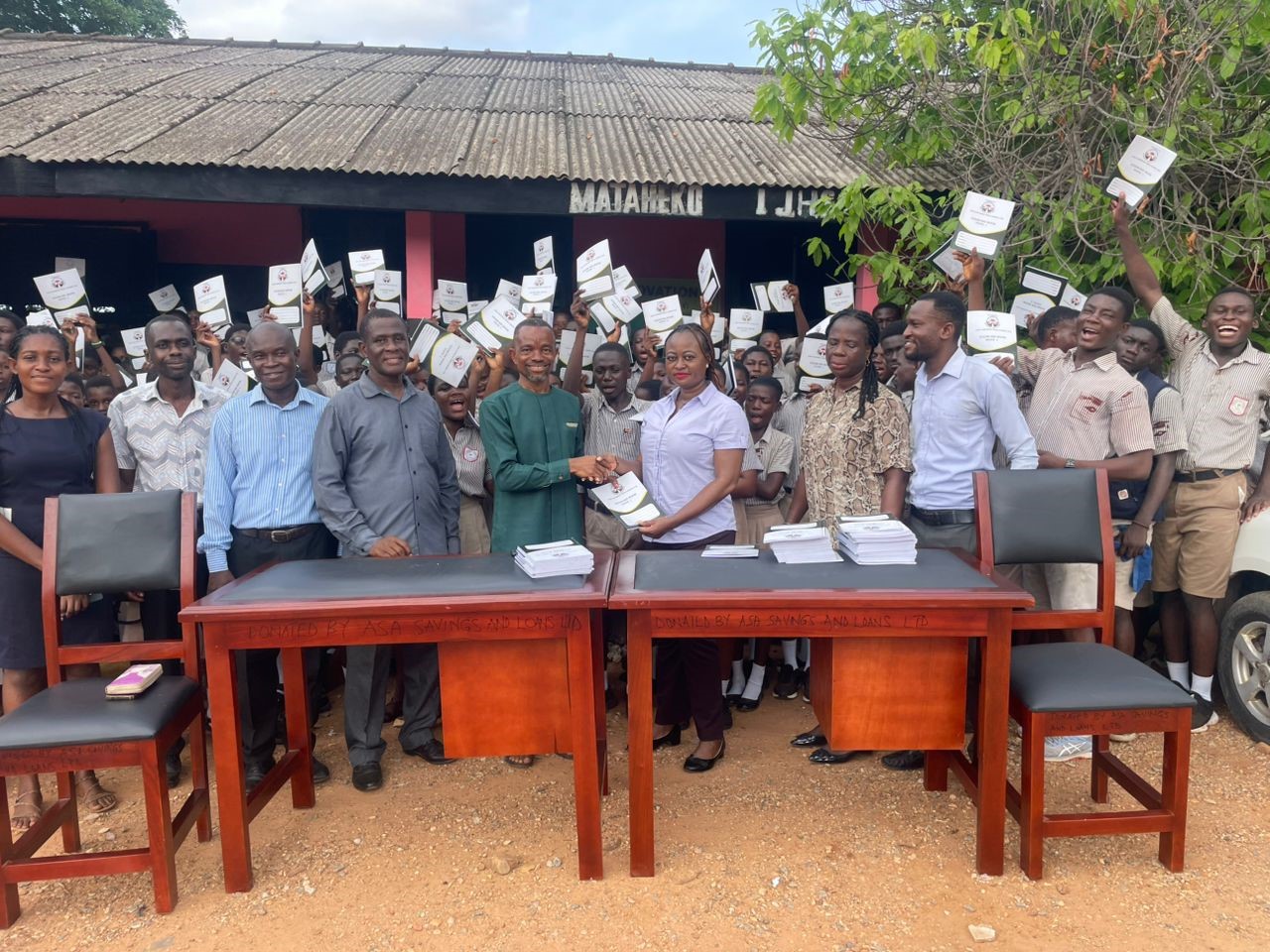 Mataheko ‘1’ Basic School receives support from ASA Savings and Loans Ltd