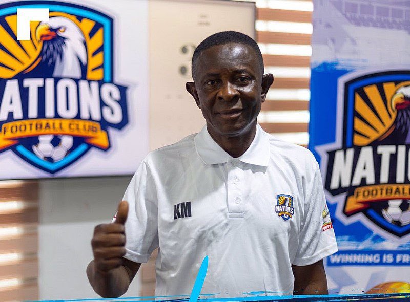 Nations FC coach Kassim Mingle credits second-half tactical shift for win over Legon Cities - Nsemkeka