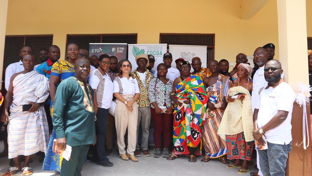Nestlé, ICI and Beyond Beans commission school buildings in cocoa growing communities - Nsemkeka