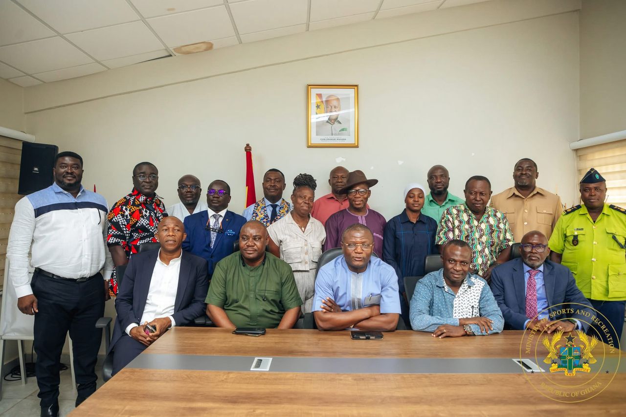 New GOC leadership pays courtesy call on Sports Ministry, NSA to align on objectives - Nsemkeka
