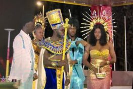 Okyeame Kwame channels African royalty as Pharoah at TGMA26