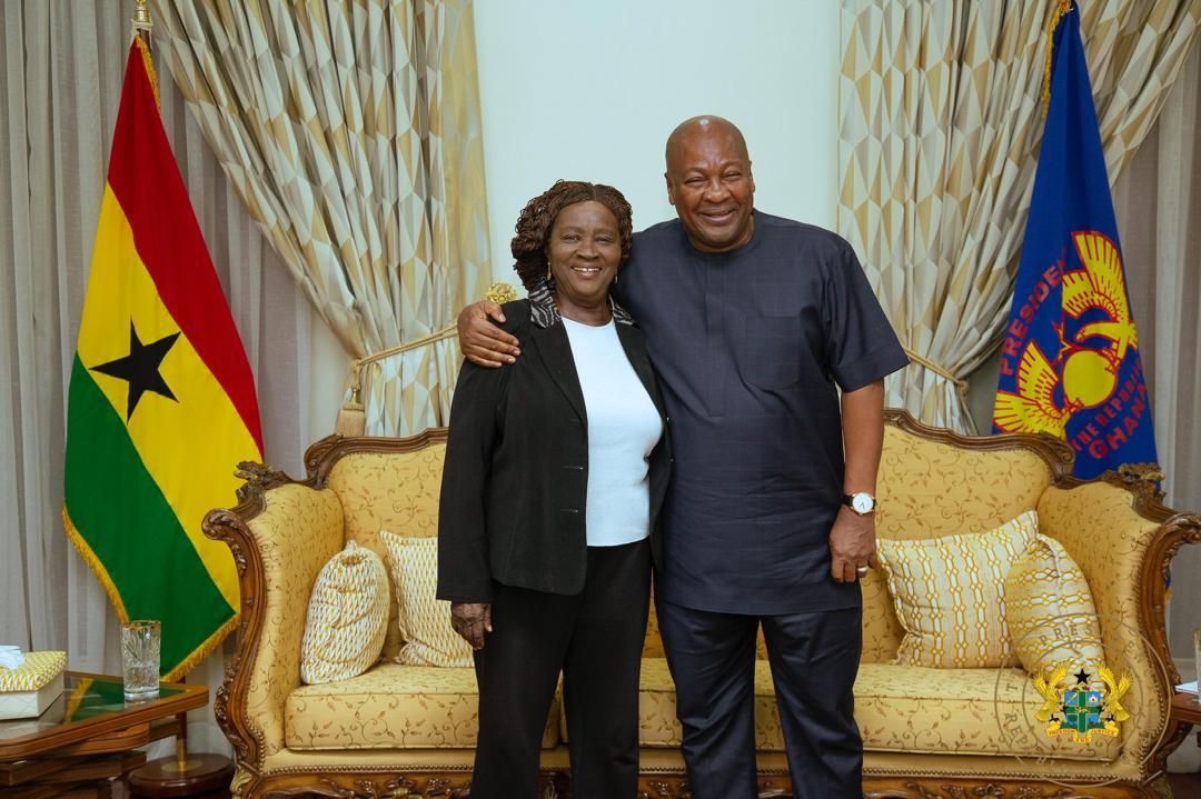 They've threatened to impeach me; I'm happy to have you back - Mahama tells Prof Opoku-Agyemang - Nsemkeka