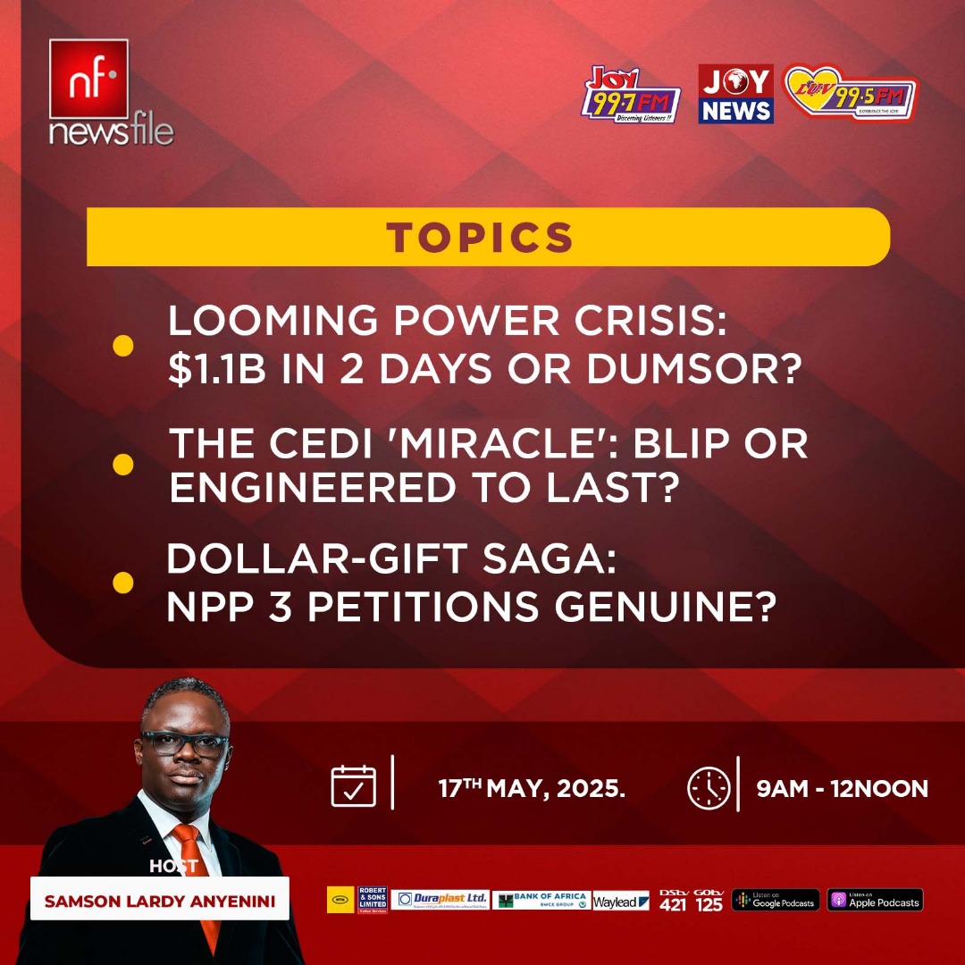 This Saturday on Newsfile: Looming power crisis, cedi depreciation and dollar gift saga - Nsemkeka