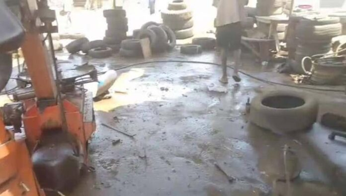 Three injured after explosion at vulcaniser shop in New Nkusukum - Nsemkeka
