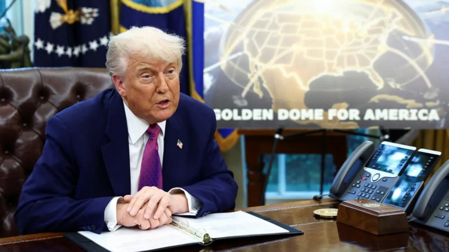 Trump unveils plans for 'Golden Dome' defence system - Nsemkeka