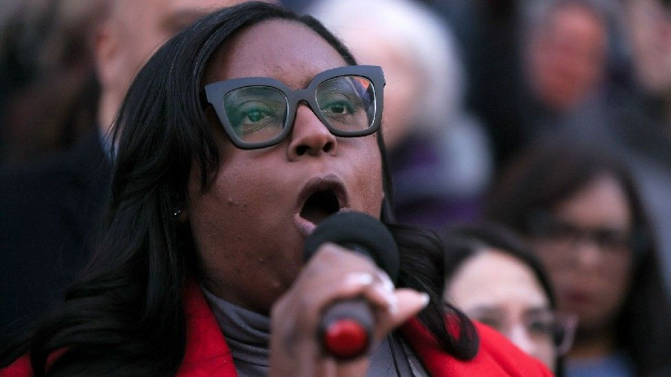 US congresswoman charged with assault outside immigration centre - Nsemkeka