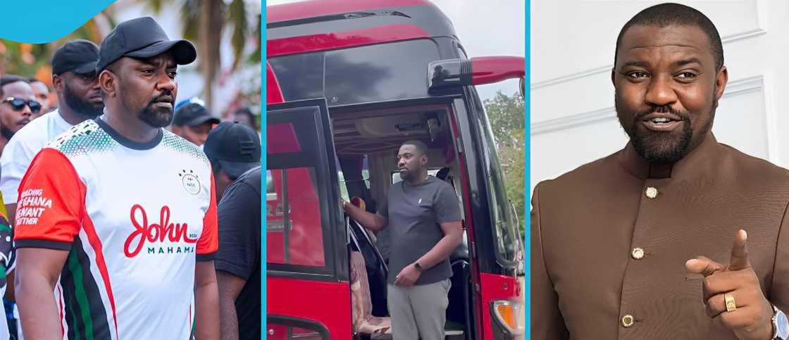 VIDEOS: John Dumelo Provides Free Transportation For Level 100 Legon Students Heading Home For Vacation - Nsemkeka.com