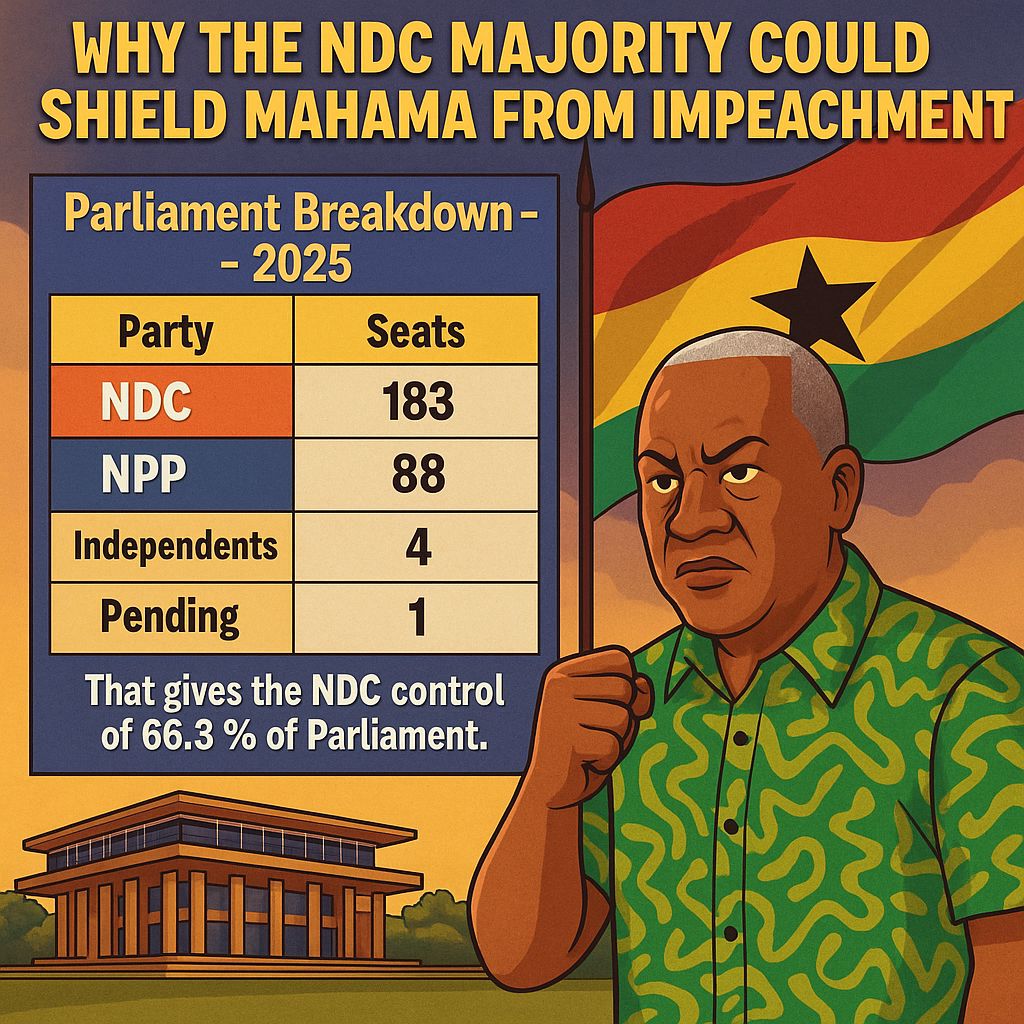 Why the NDC majority shields Mahama from impeachment—even amid constitutional Concerns - Nsemkeka