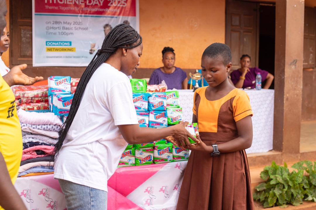 World Menstrual Hygiene Day: Terry Yegbe Foundation and Groomdatgirl champion menstrual health education at Horti EP Primary - Nsemkeka
