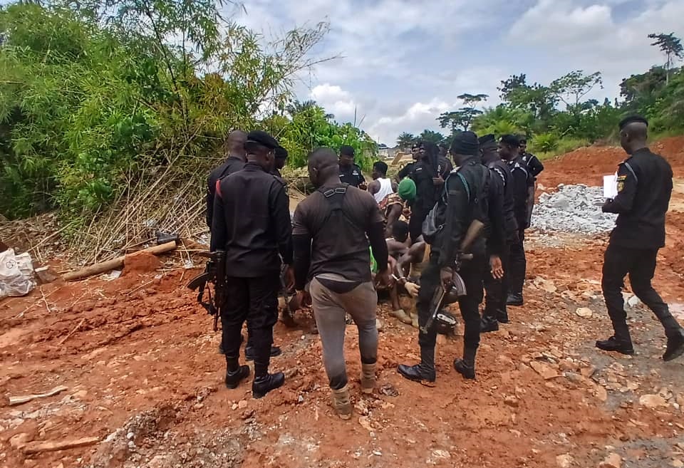 30 suspects arrested as IGP orders raids on galamsey hotspots in 3 regions - Nsemkeka