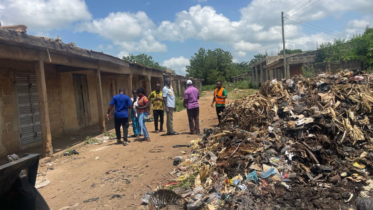 Akatsi South Assembly launches major sanitation drive to restore market hygiene and boost local economy - Nsemkeka