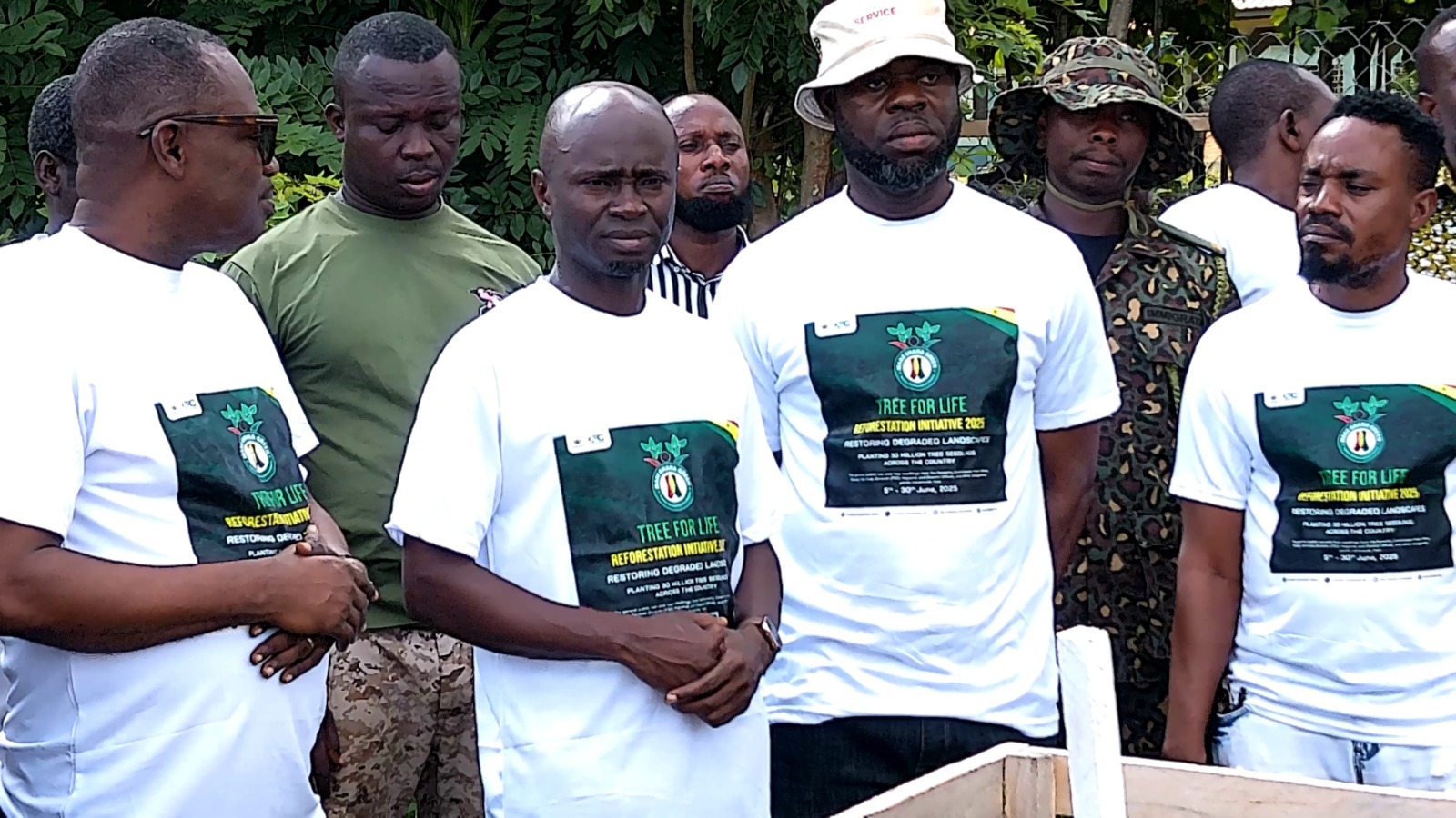 Atwima Nwabiagya South MCE takes steps to reclaim degraded lands through tree planting - Nsemkeka