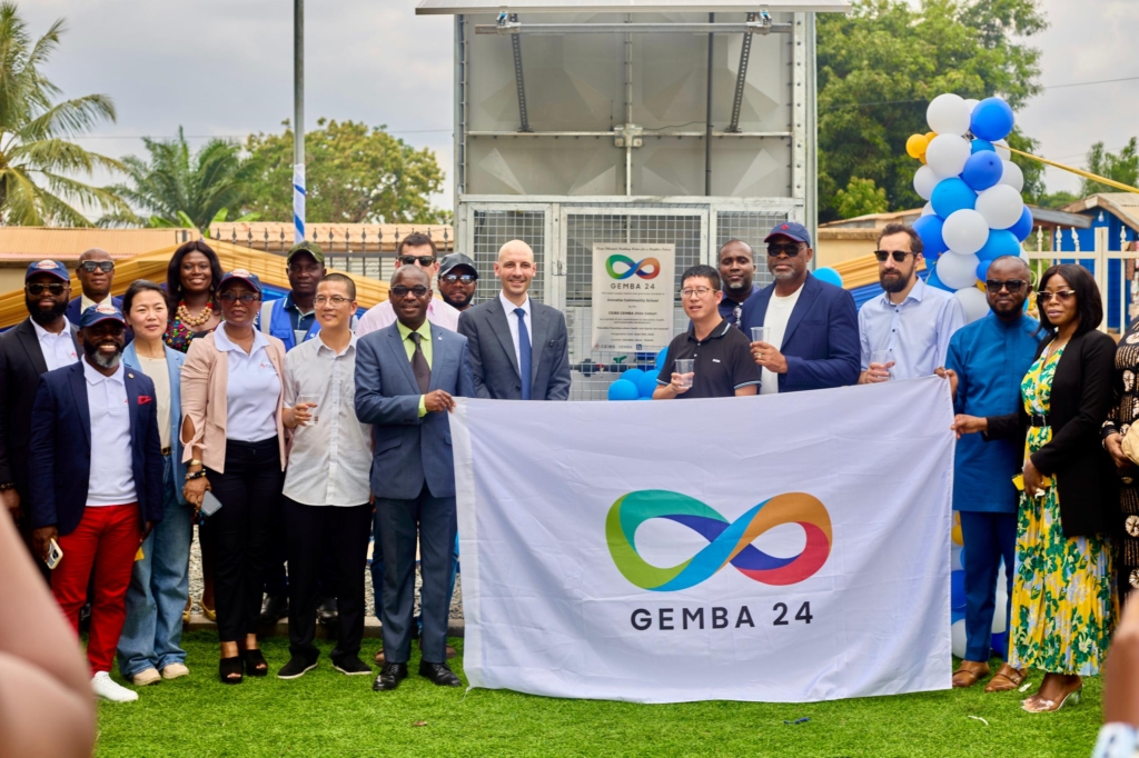 CEIBS Global EMBA 2024 cohort commissions water supply station for Amrahia Community School - Nsemkeka