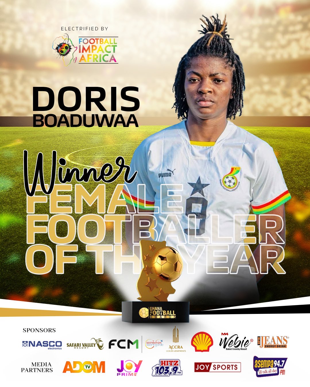 GF Awards 2025: Doris Boduwaa wins Women’s Player of the Year  - Nsemkeka