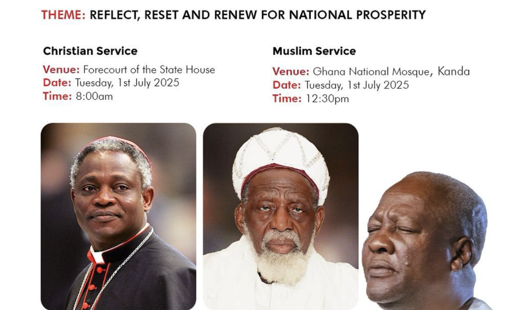 Government unveils theme for National Day of Prayer and Thanksgiving - Nsemkeka