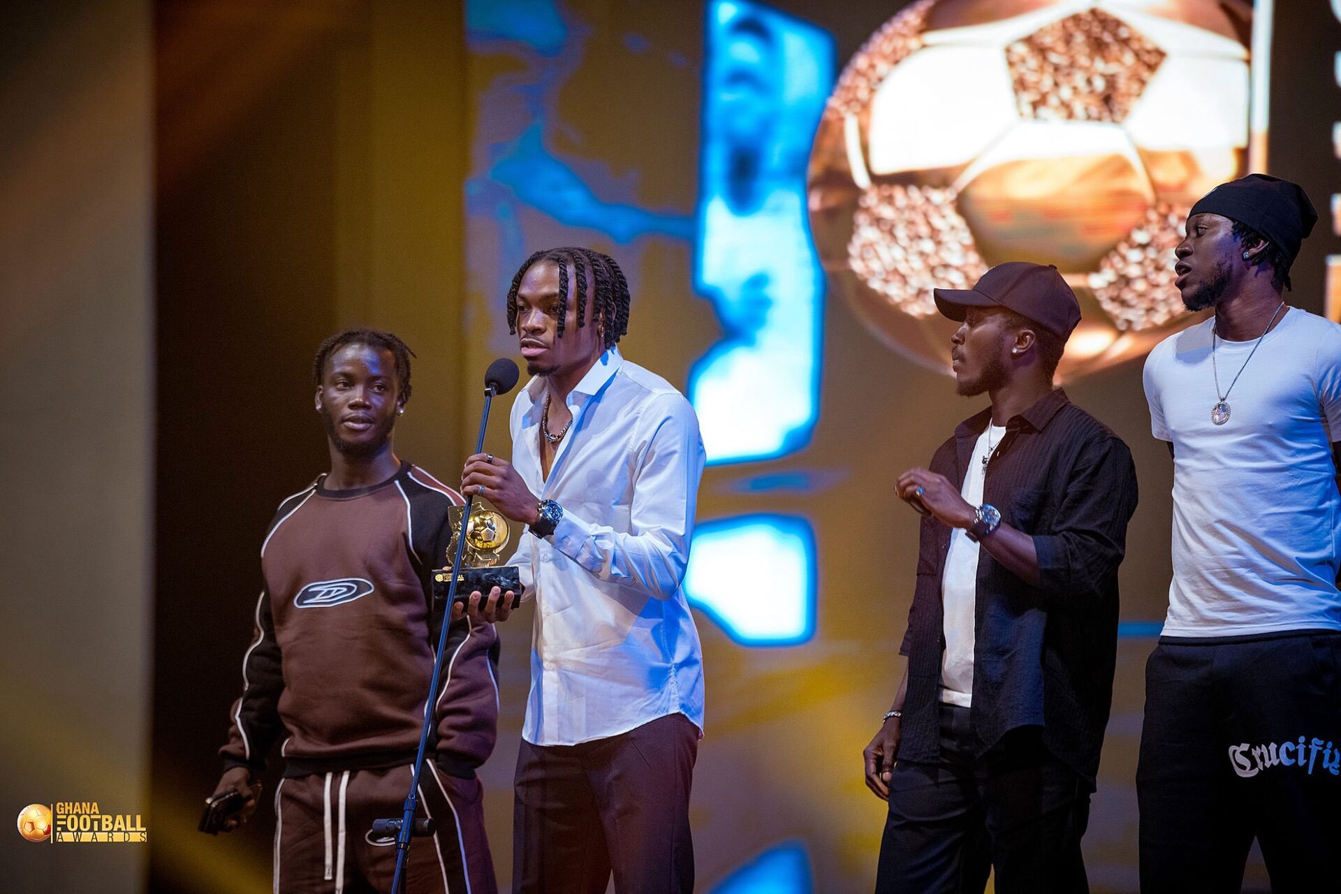 Jerry Afriyie wins Odartey Lamptey Future Star Award at Ghana Football Awards - Nsemkeka