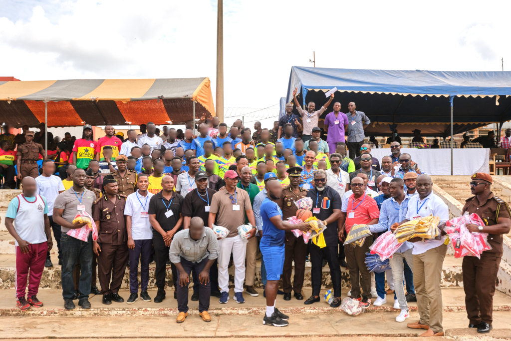 Kwesi Nyantakyi launches Prisons Football Project, vows lifelong support for inmates - Nsemkeka
