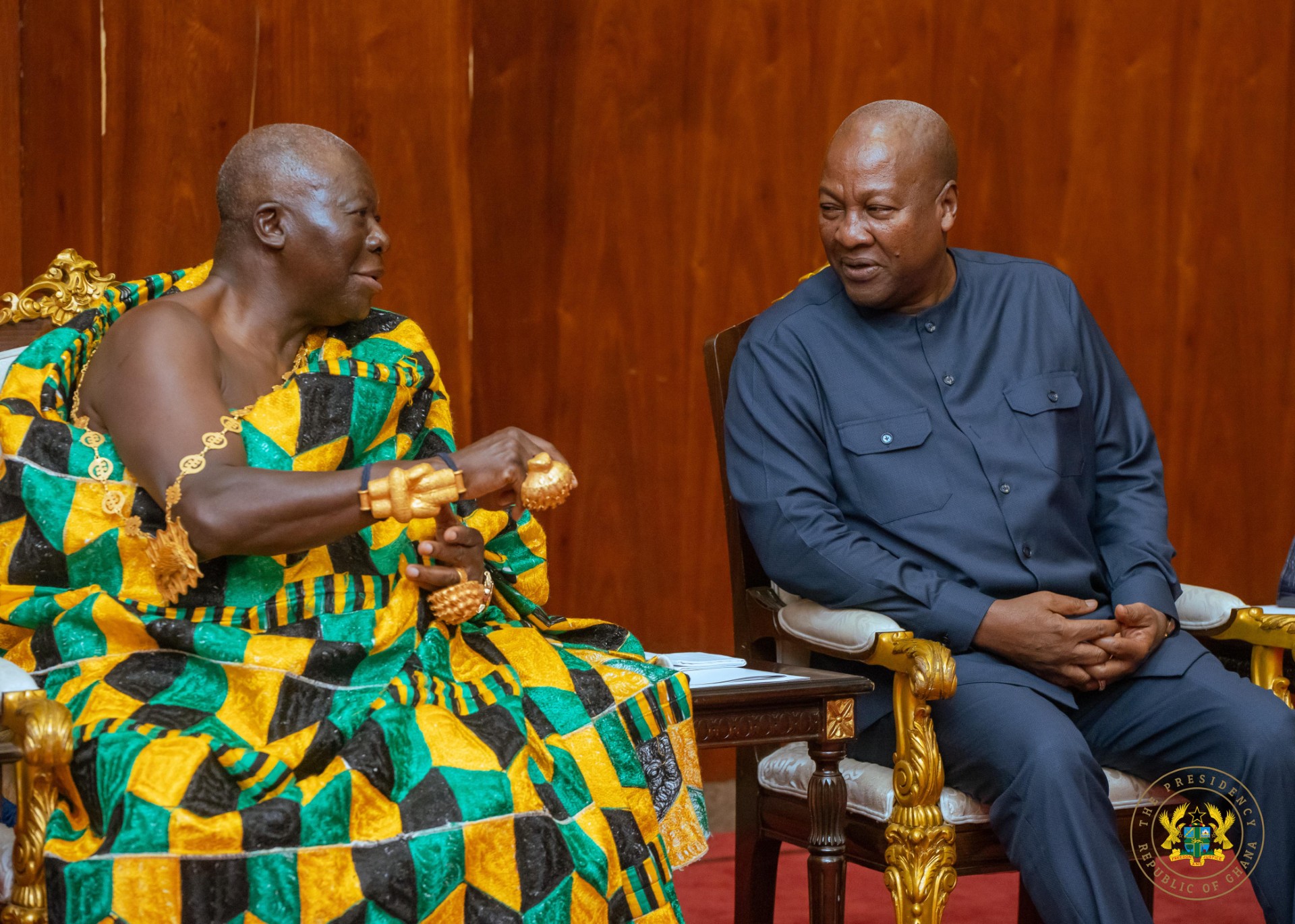 Mahama assures Otumfuo, Asanteman more development projects - Ghana Business News