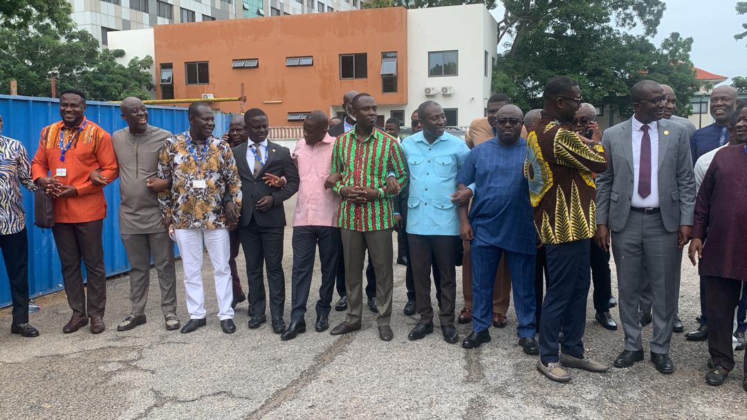 Minority protests at CID over undeclared Ablekuma North election result - Nsemkeka