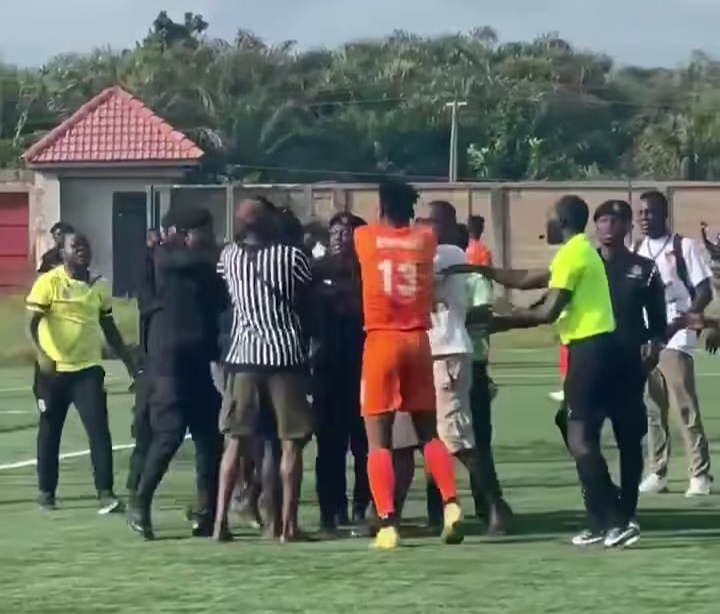 Nations FC cite poor “poor officiating” and “security lapses” as reasons for abandoning Basake Holy Stars match - Nsemkeka