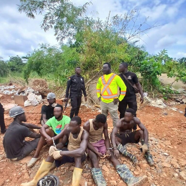 Police Arrest 49 Suspects in Nationwide Crackdown on Illegal Mining - GhArticles.com