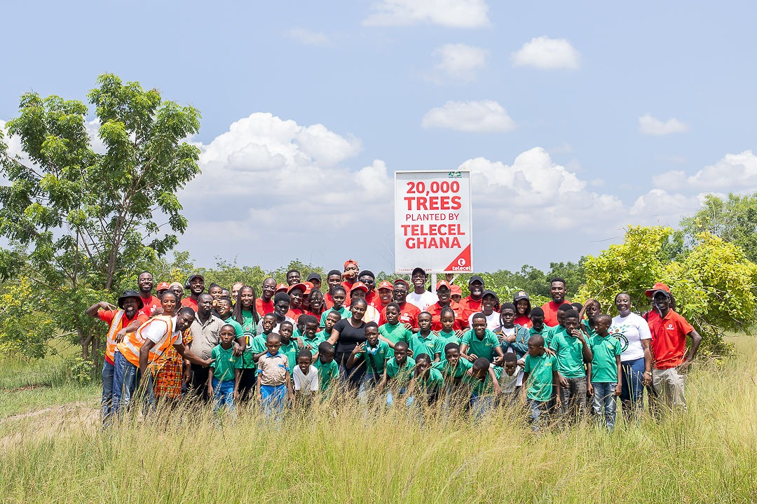 Telecel Ghana plants 10,000 additional trees at Chipa Forest Reserve on World Environment Day - Nsemkeka