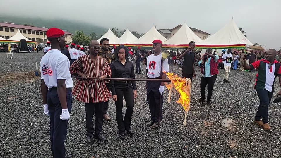 Video: June 4 uprising commemorated in Agomanya amidst rain - Nsemkeka
