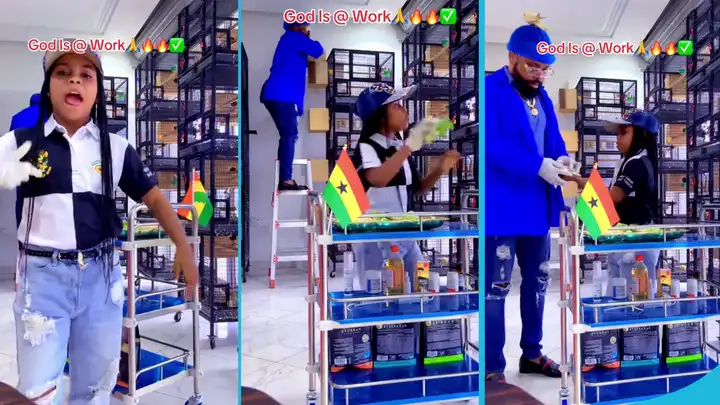 New video of Agradaa’s daughter and Angel Asiamah warms hearts - Nsemkeka.com
